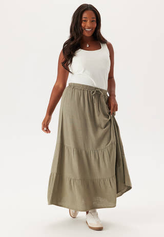 Linen Maxi Skirt