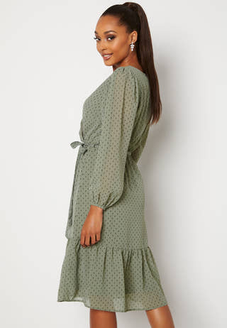 Linn midi Long Sleeve Dress