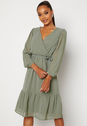 Linn midi Long Sleeve Dress