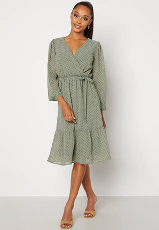Linn midi Long Sleeve Dress