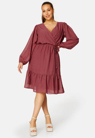 Linn midi Long Sleeve Dress