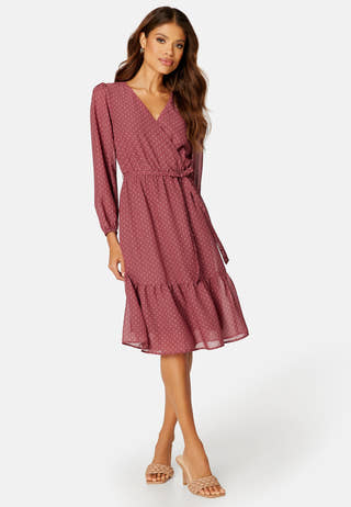 Linn midi Long Sleeve Dress