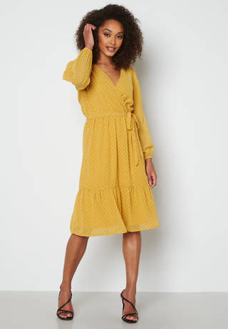 Linn midi Long Sleeve Dress