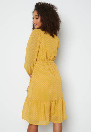Linn midi Long Sleeve Dress