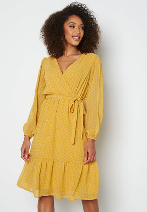 Linn midi Long Sleeve Dress