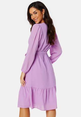 Linn midi Long Sleeve Dress