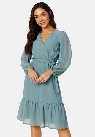 Linn midi Long Sleeve Dress