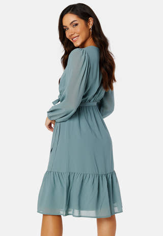 Linn midi Long Sleeve Dress