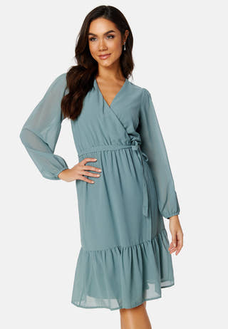 Linn midi Long Sleeve Dress