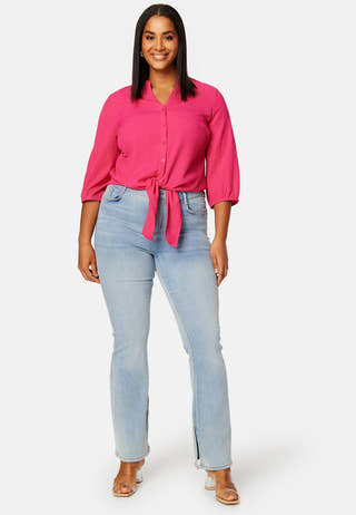Linn ss knot blouse