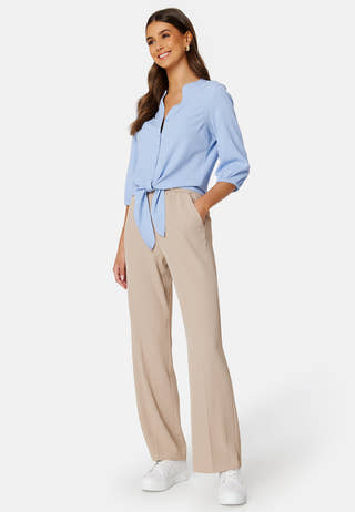 Linn ss knot blouse