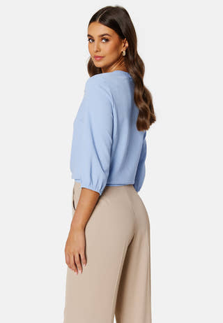 Linn ss knot blouse