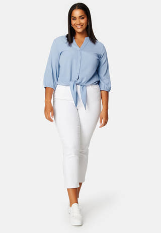Linn ss knot blouse