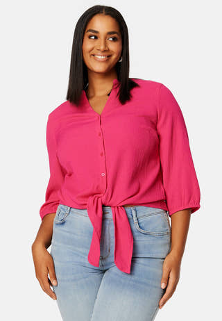 Linn ss knot blouse