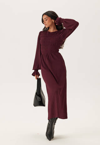 Long Sleeve Smock Dress