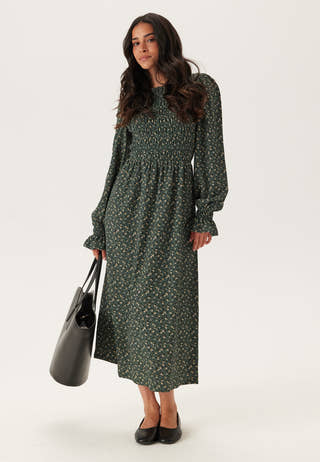 Long Sleeve Smock Dress