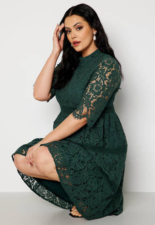 High Neck Lace Dress