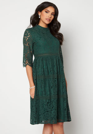 High Neck Lace Dress