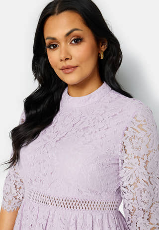High Neck Lace Dress