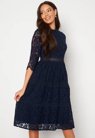 High Neck Lace Dress