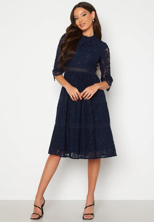 High Neck Lace Dress