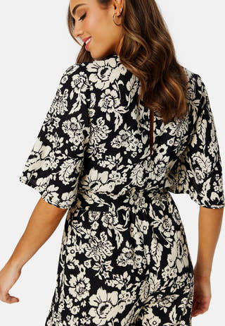 Mollie butterfly sleeve jumpsuit
