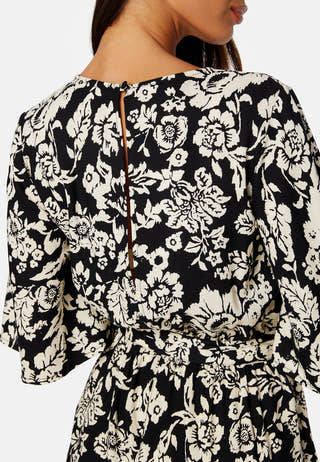 Mollie butterfly sleeve jumpsuit