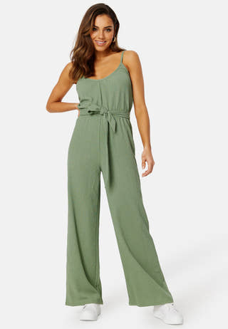 Wide Leg Strap Jumpsuit