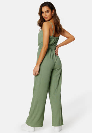 Wide Leg Strap Jumpsuit