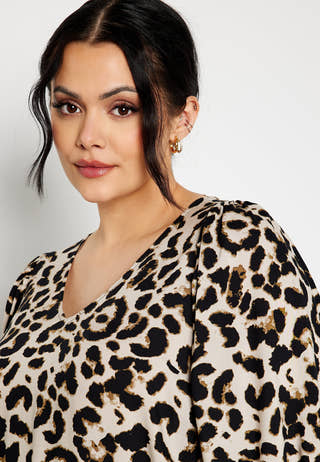 Pennee balloon sleeve dress