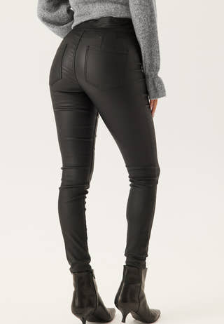 Push-up Coated Slim Trousers