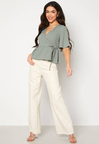 Ruth wrap blouse