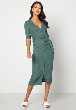 Sandie rib dress