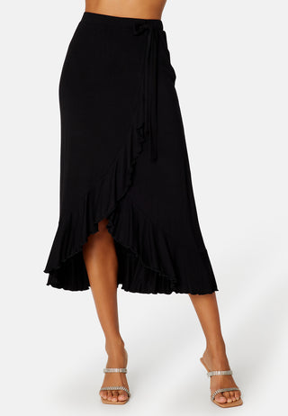 Frill Wrap Skirt