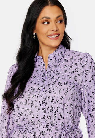 Serene puff sleeve dress