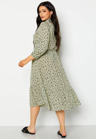 Serene puff sleeve dress