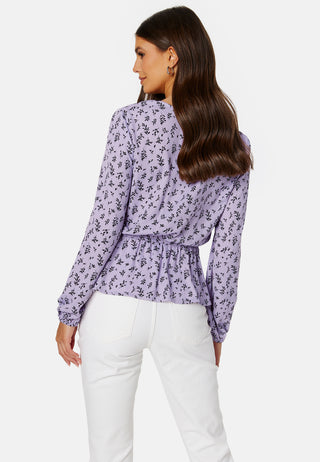 Serene wrap blouse