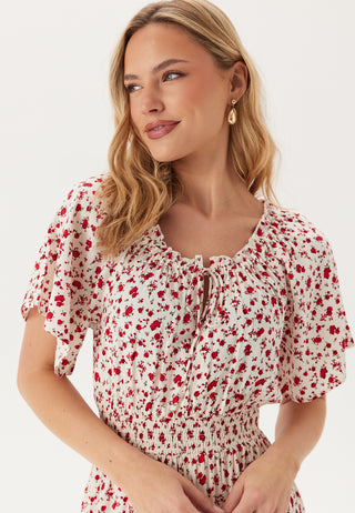 Smock Maxi Viscose Dress