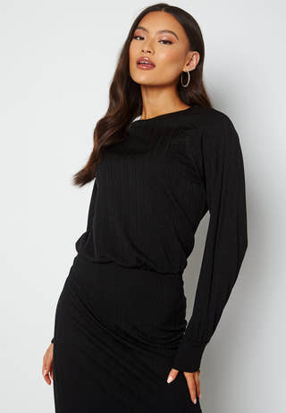 Stella o-neck midi dress