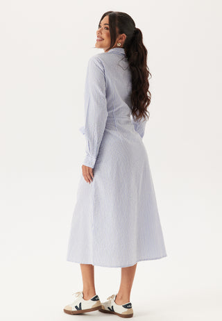 Tie Detail Cotton Shirt Dress