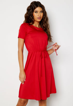 Tova short sleeve drawstring dress