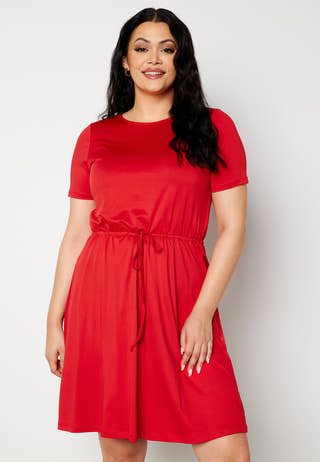 Tova short sleeve drawstring dress