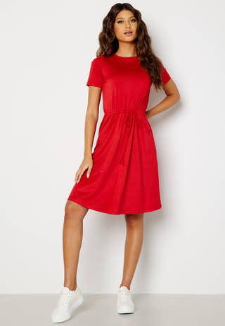 Tova short sleeve drawstring dress
