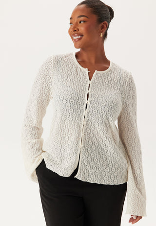 Trumpet Sleeve Lace Cardigan