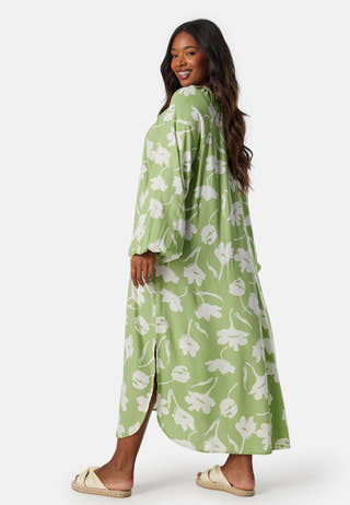 V-neck Raglan Viscose Dress