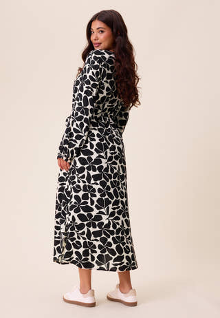 V-neck Viscose Dress