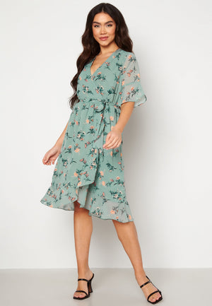 Wendy fake wrap dress