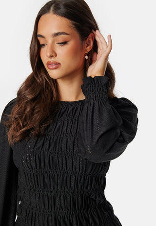 Long Sleeve Smock Top