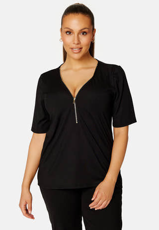 Witney rib zip top