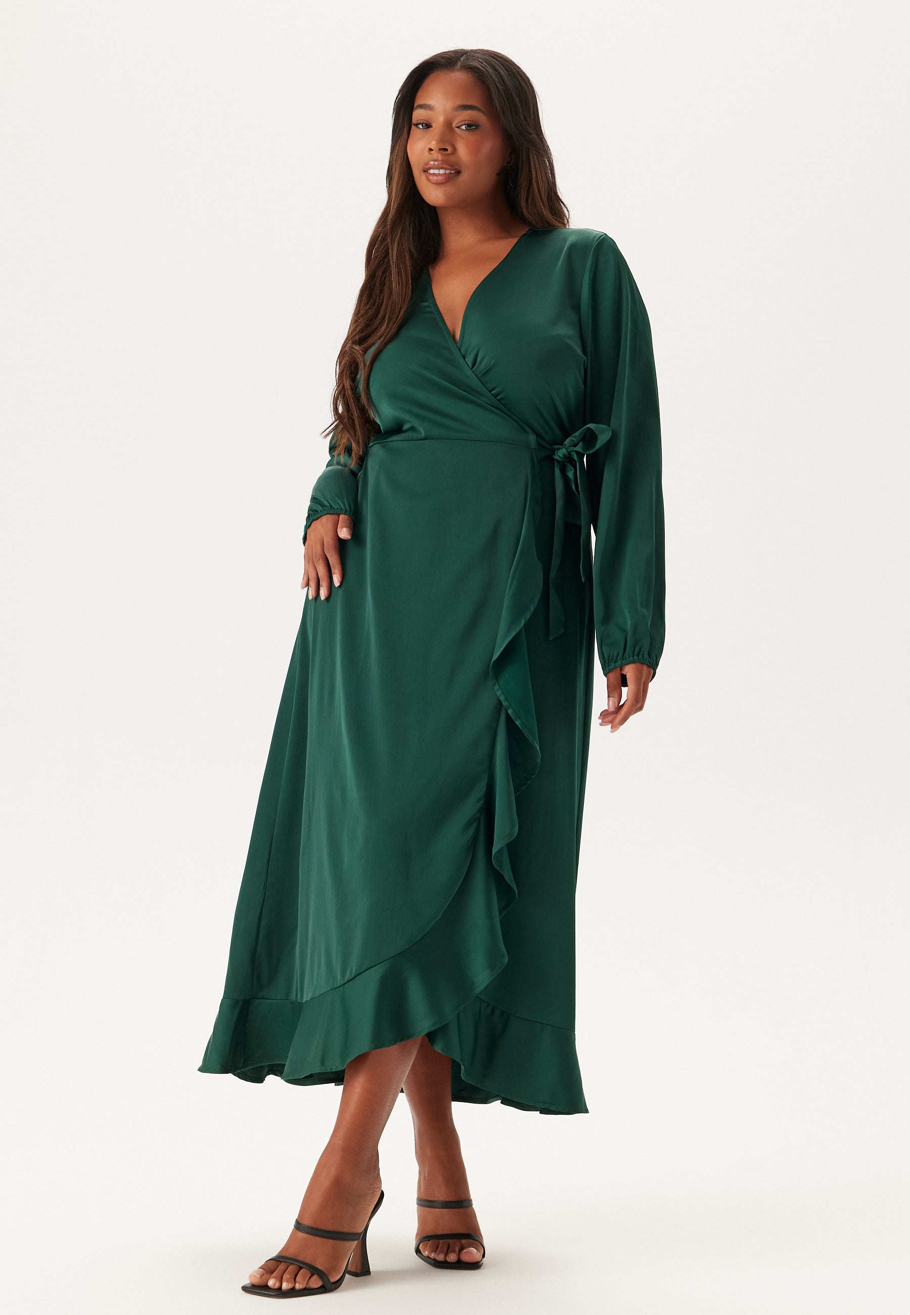 holly satin maxi dress Holly Satin Maxi Dress - Blue/combo